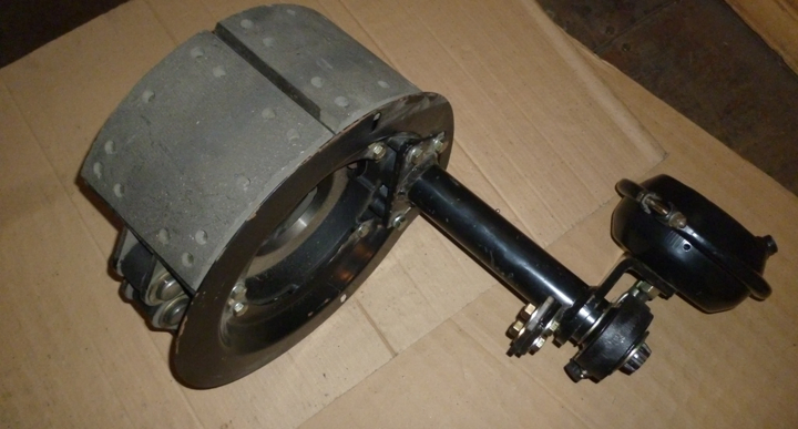 Bloque freno a aire izq. comp.7" sin agujerear, leva 460 mm der - Imagen principal