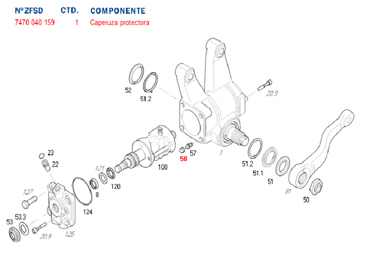 Protector purgador caja dir. hid. - Imagen principal