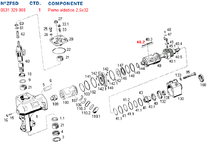 Bucha elastica caja dir. hid. 8053 - Imagen principal