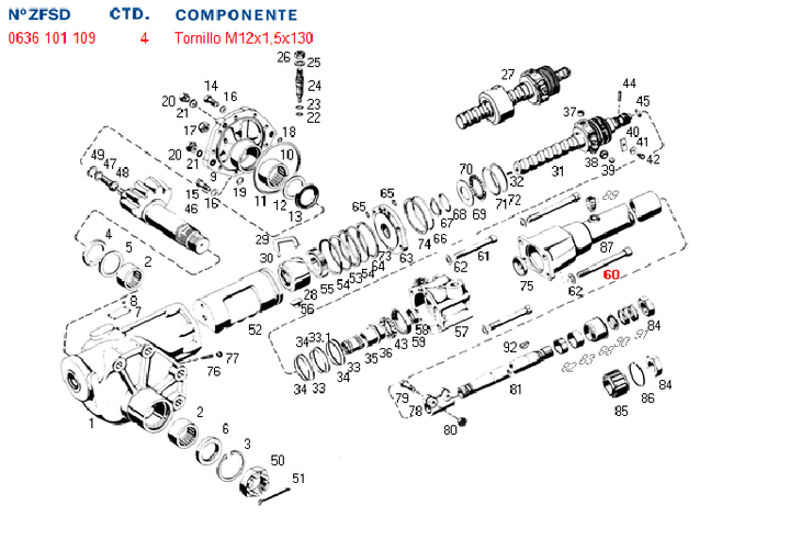 Tornillo allen carcaza valvulas de sin fin 8062/63/65 sca.mb.vol. - Imagen principal
