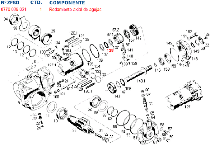 Ruleman grapodina tuerca sin fin - volvo. - Imagen principal