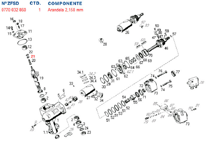Arandela cd caja dir. hid. 8053 - Imagen principal