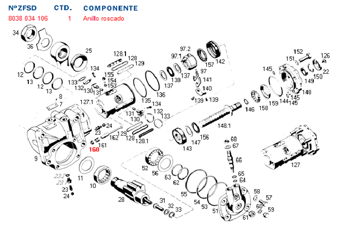 Anillo roscado caja dir. hid. 8043/44 - Imagen principal