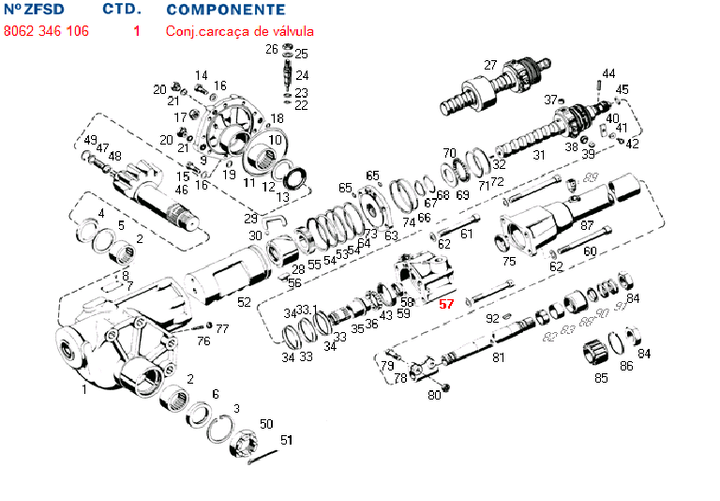 Carcaza direccion valv. sin fin - Imagen principal