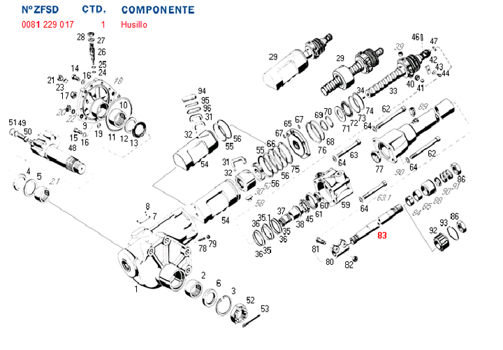 Barra direccion -volvo- 8065 - Imagen principal