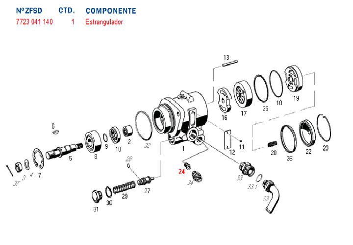 Reduccion bomba hidr g.m. 7673 - Imagen principal