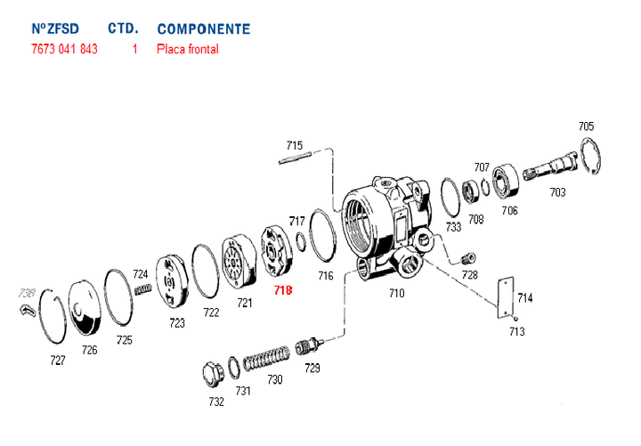 Tapa ext. exentrica bomba dir. hid. gm. 11000 a 22000 - Imagen principal