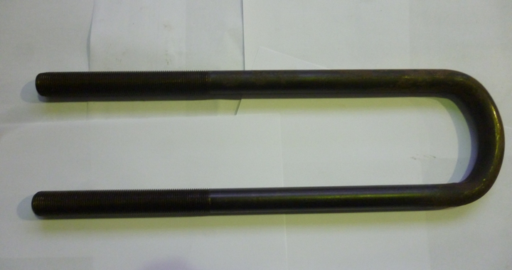 Abrazadera elastico sin tuercas 250 x 82 rosca 100mm redonda - Imagen principal