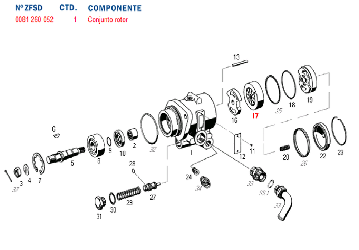 Exentrica bomba hidraul 7673 hyster - Imagen principal