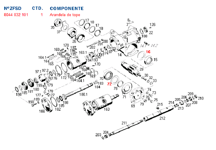 Arandela cd sector caja dir. hid. 8044 - Imagen principal