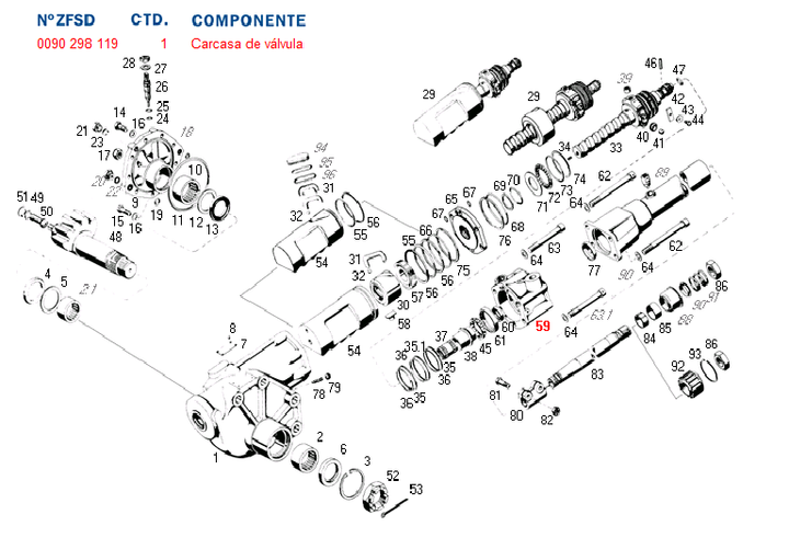 Carcaza valv. caja dir. hid. - Imagen principal