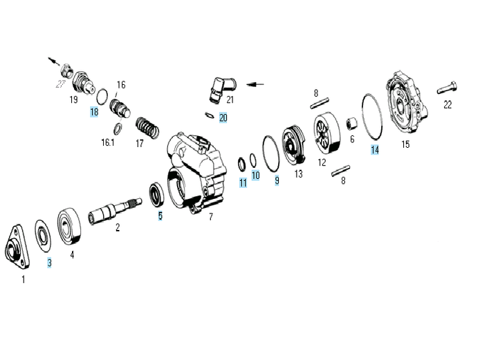 Rep bomba dir hidraulica comp. vw-logus-ford- - Imagen principal