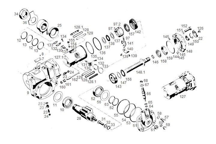 Caja dir hid volvo n 12 - Imagen principal