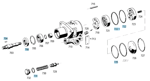 Rep bomba dir hidraulica comp. m.benz frontal ant. 0090/298/263 - Imagen principal