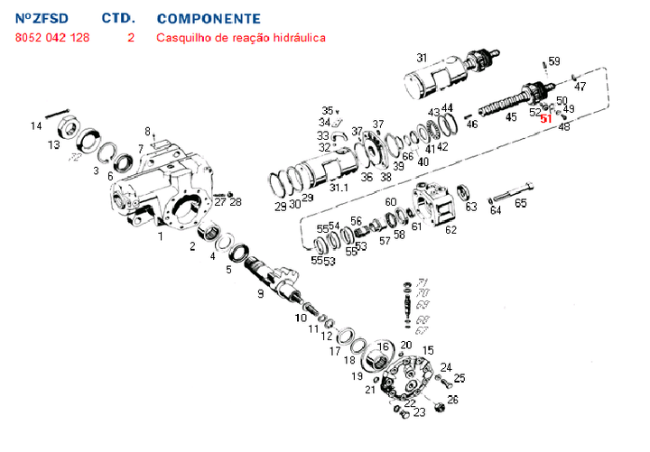 Camisa direccion piston reaccion - Imagen principal