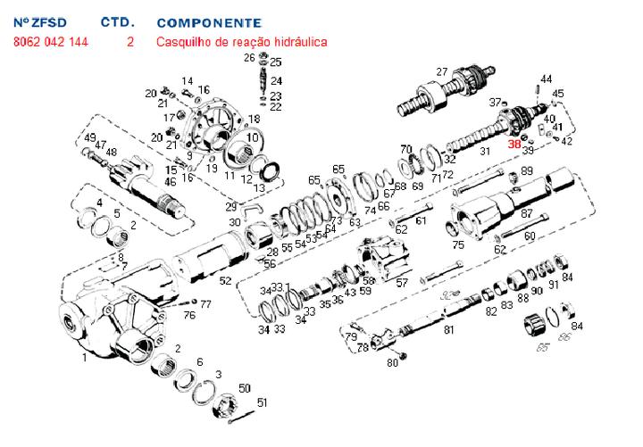 Camisa direccion piston reaccion - Imagen principal