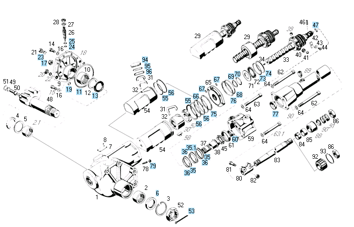 Rep caja dir hidraulica 8065 - Imagen principal