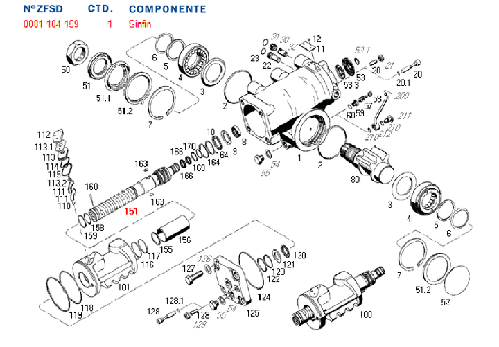 Caja dir hid volvo b7-10-12 - Imagen principal
