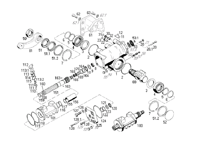 Caja dir hid vw 17210-17300-40300 - Imagen principal