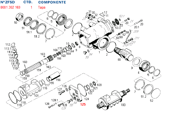 Tapa inf. caja dir. hid. 8097 - Imagen principal