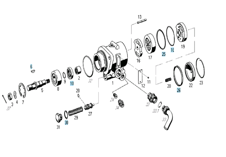 Rep bomba dir hidraulica comp. vw - Imagen principal