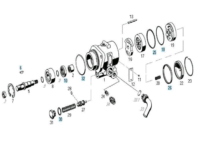 Rep bomba dir hidraulica comp. m. benz - Imagen principal