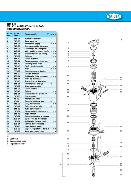 Resorte de retorno de piston - Imagen principal