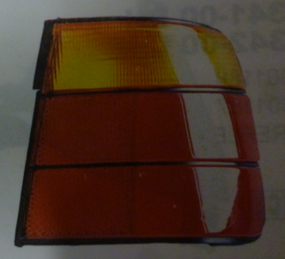 Faro trasero g/barro ambar rojo izq - Imagen principal