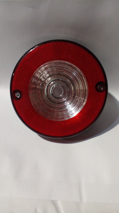 Faro marcha atras cristal redondo aro rojo 125mm c/tor. i/d - Imagen principal