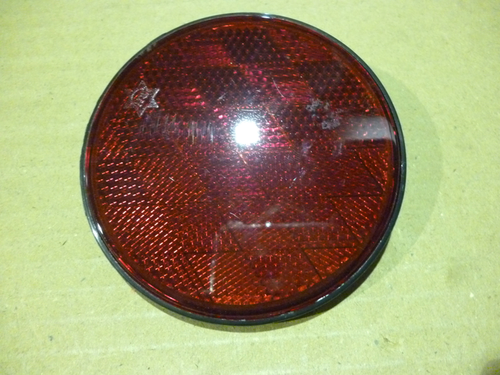 Ojo de gato redondo rojo universal i/d - Imagen principal