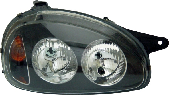 Tunning semioptica d/parabola f/negro de vidrio izq - Imagen principal