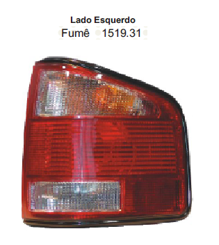 Faro trasero fume oscuro acril. izq - Imagen principal