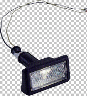 Faro matricula c/cable i/d - Imagen principal