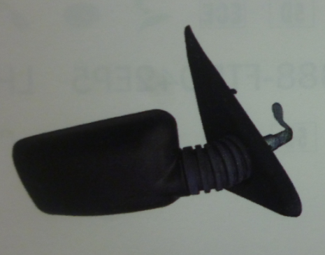 Espejo ext negro c/palanca der - Imagen principal