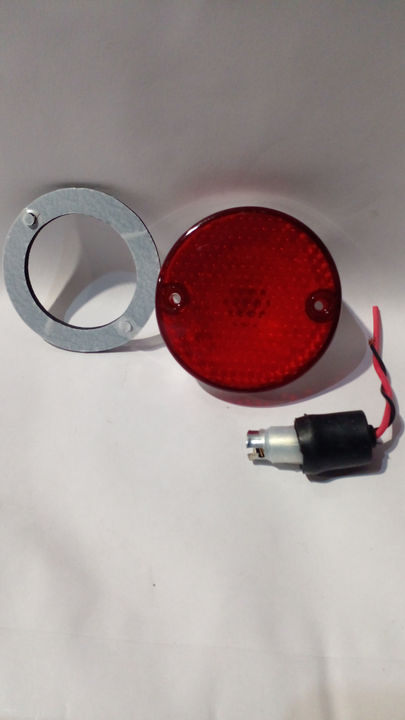 Faro redondo 75mm rojo 2 to c/pl i/d - Imagen principal