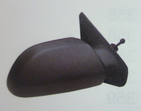 Espejo ext negro c/cable der - Imagen principal