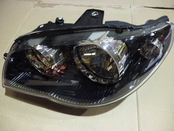 Semioptica f. negro aro cromado der - Imagen principal