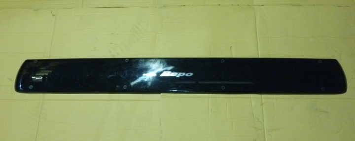 Lamina visera policarbonato fume 1740x210 mm m.b frontal-f.cargo - Imagen principal