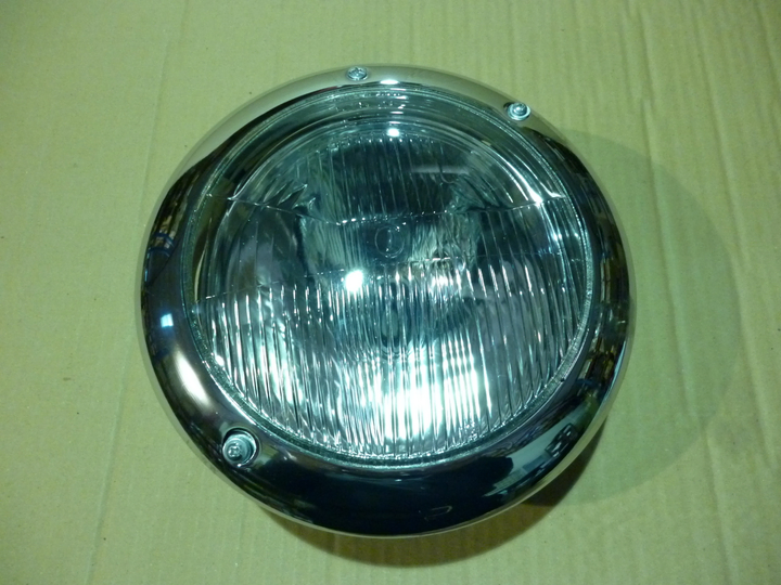 Semioptica redonda c/aro cromado i/d - Imagen principal