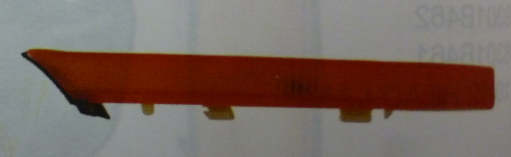 Acrilico señ. p/golpe ambar izq - Imagen principal