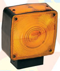 Señalero lateral ambar cuadrado base curva doble faz i/d - Imagen principal