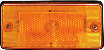 Acrilico señ. lateral rectang. ambar i/d - Imagen principal