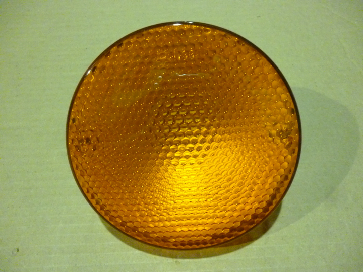 Faro trasero redondo ambar 155mm agarre interno s/pl i/d - Imagen principal