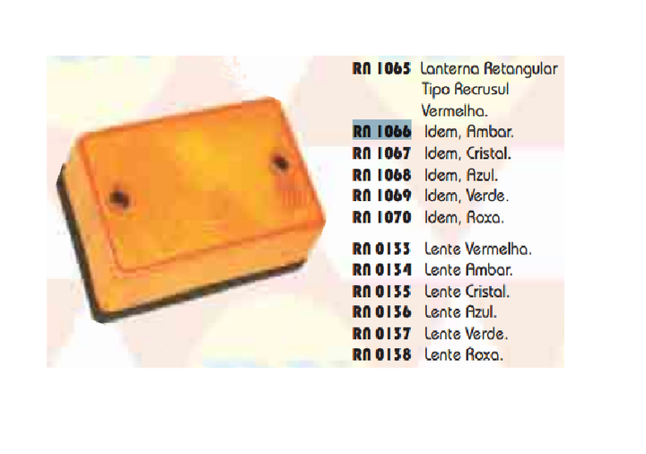 Faro lateral rectang. rojo recrusul i/d - Imagen principal