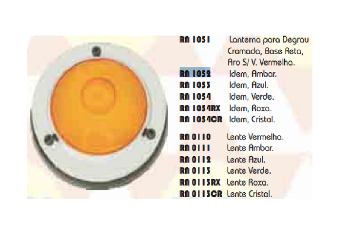 Faro estribo azul c/aro metal i/d - Imagen principal