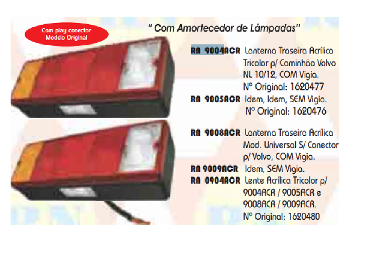 Faro trasero tricolor s/mat. i/d - Imagen principal