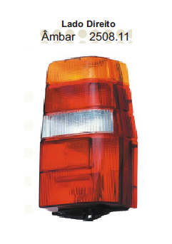 Faro trasero tricolor acril. der - Imagen principal