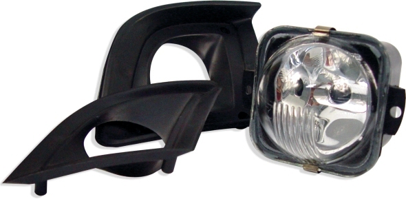 Faro aux/caminero p/golpe niebla cristal c/llave kit jgo - Imagen principal