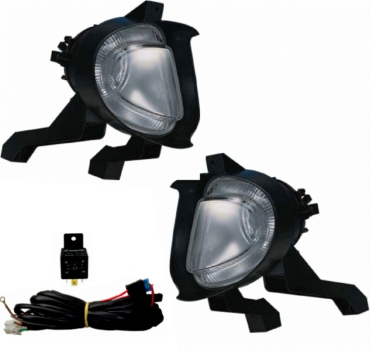 Faro aux/caminero p/golpe cristal c/interruptor s/led jgo - Imagen principal