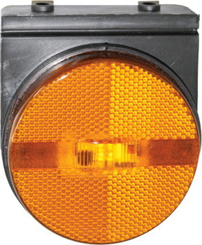 Faro retrolateral 88mm ambar redondo c/sopc/led 24v s/conect i/d - Imagen principal